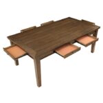 Cherry Tigard Collection Dining Table By Homelegance - Image 5
