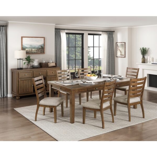 Cherry Tigard Collection Dining Table By Homelegance - Image 6