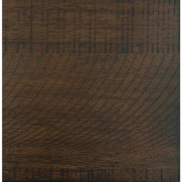 Brown and black Asher Collection Dining Table By Homelegance - Image 6