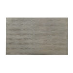 Light gray wood and black metal Keene Collection Dining Table By Homelegance - Image 3