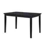 Black Andreas Collection Dining Table By Homelegance - Image 2