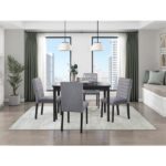 Black Andreas Collection Dining Table By Homelegance - Image 4