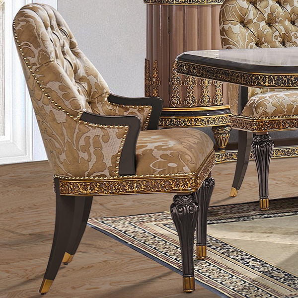 Side Chair Hd-9010 By Homey Design | Mobilia Cleopatra 3 Side Chair HD-9010 By Homey Design - Image 1