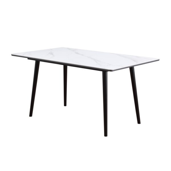 HM5210WH-60 White Sintered Stone Dining Table By Homelegance - Image 2