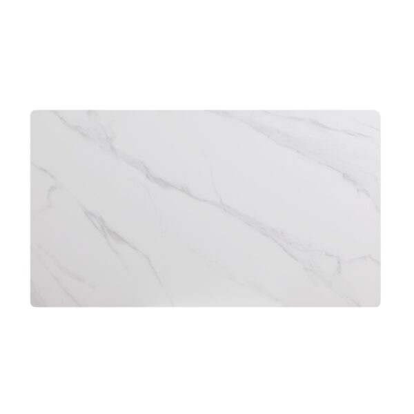 HM5210WH-60 White Sintered Stone Dining Table By Homelegance - Image 3