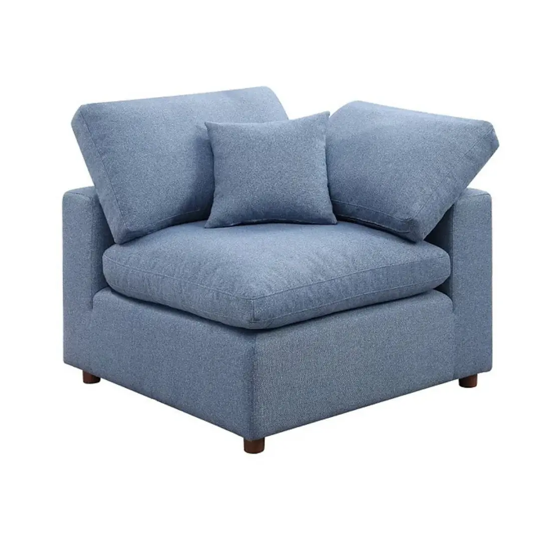 Sec8062Bu-Wdg Wedge Memory Foam Sectional By Artisan Furniture | Mobilia Cleopatra 3 SEC8062BU-WDG Wedge Memory Foam Sectional by Artisan Furniture - Image 1