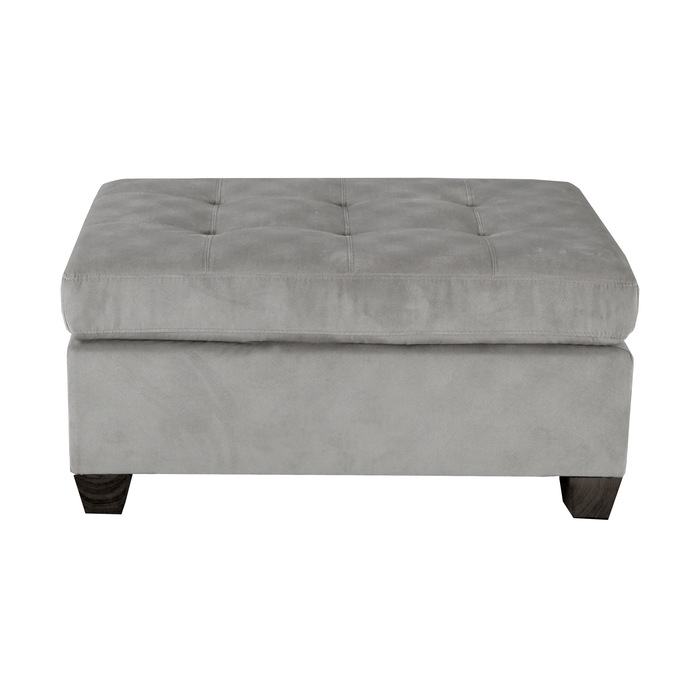 Taupe Exposed Feet With Faux Wood Collection Cocktail Ottoman By Homelegance | Mobilia Cleopatra 3 Taupe Exposed feet with faux wood Collection Cocktail Ottoman By Homelegance - Image 1