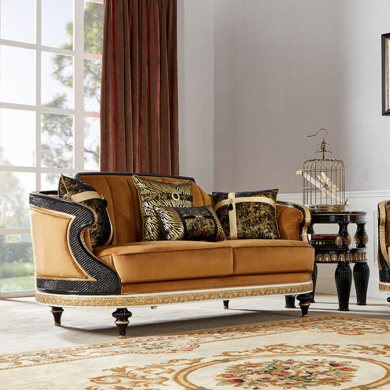Loveseat Hd-23936 By Homey Design | Mobilia Cleopatra 3 LoveSeat HD-23936 By Homey Design - Image 1
