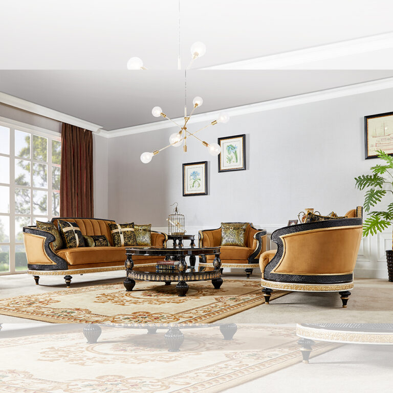 3Pc Sofa Set Hd-23936 By Homey Design | Mobilia Cleopatra 3 3Pc Sofa Set HD-23936 By Homey Design - Image 1