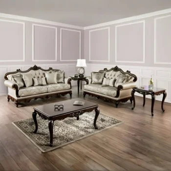 cherry wood sofa set traditional