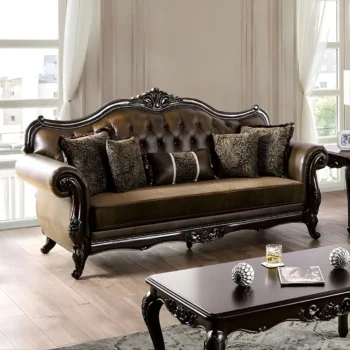Brown Ensenada Sofa FM65003BR-SF By Furniture Of America