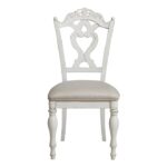 Antique White Cinderlla Collection Writing Desk chair By Homelegance – Home Office Desk Chairs