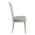 Antique White Cinderlla Collection Writing Desk chair By Homelegance – Home Office Desk Chairs – View 2