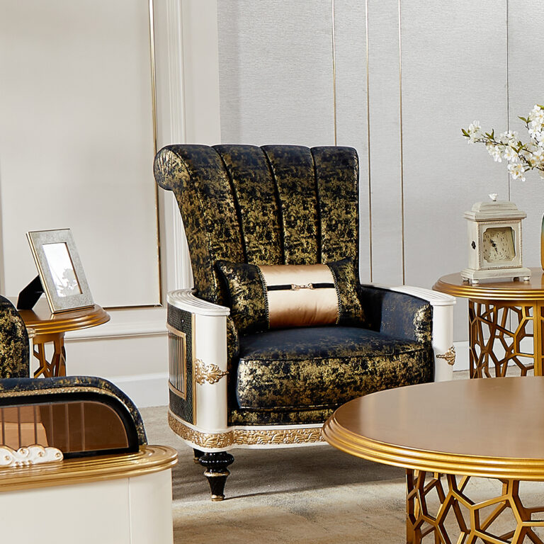 Chair Hd-23937 By Homey Design | Mobilia Cleopatra 3 Chair HD-23937 By Homey Design - Image 1