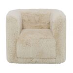 Beige Chair With Swivel