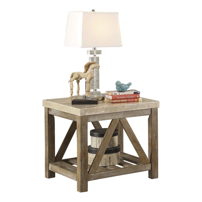 Weathered Natural Ridley Collection With Drawer By Homelegance | Mobilia Cleopatra 3 Ridley Collection