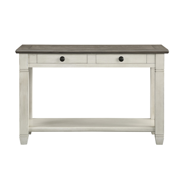 Rosy Brown And Antique White Granby Collection Sofa Table By Homelegance | Mobilia Cleopatra 3 Granby Collection