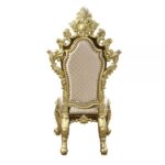 Gold Side Chair Back View