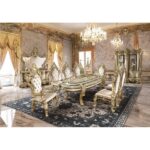 Antique Gold Dining Room Set