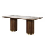 Walnut Dining Table With Ceramic Top