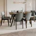 Walnut Kaela Side Chair Set of 2 By ACME - Image 2