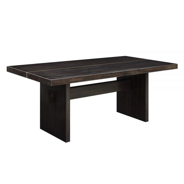 Black Jaramillo Dining Table Dn02695 By Acme | Mobilia Cleopatra 3 Black Dining Table