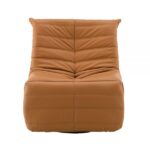 Orange Chenille Recliner