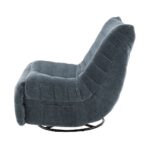 Shadow Chenille Recliner With Swivel Side View