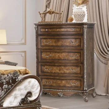 Devany Classic Cherry 5 Drawer Chest By ACME