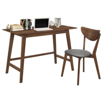 Karri 2-piece Writing Desk Set Walnut by Coaster Furniture