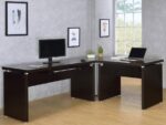 Skylar Extension Desk Cappuccino 800892 by Coaster Furniture - Image 3