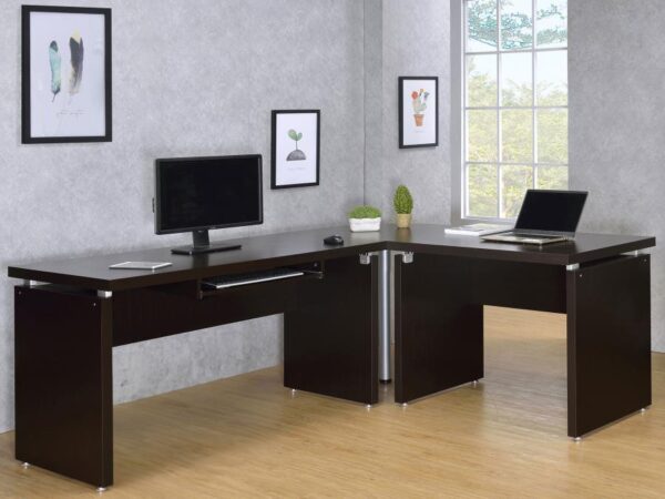 Skylar Extension Desk Cappuccino 800892 by Coaster Furniture - Image 3