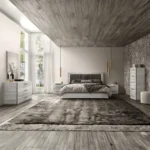 Gray Mia Bedroom with Light