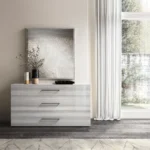 Gray Mia Bedroom with Light