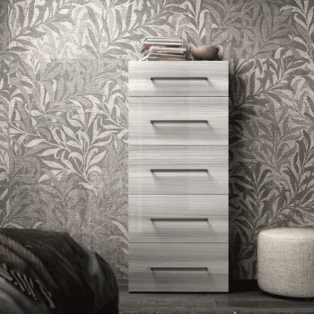Gray Mia Bedroom with Light