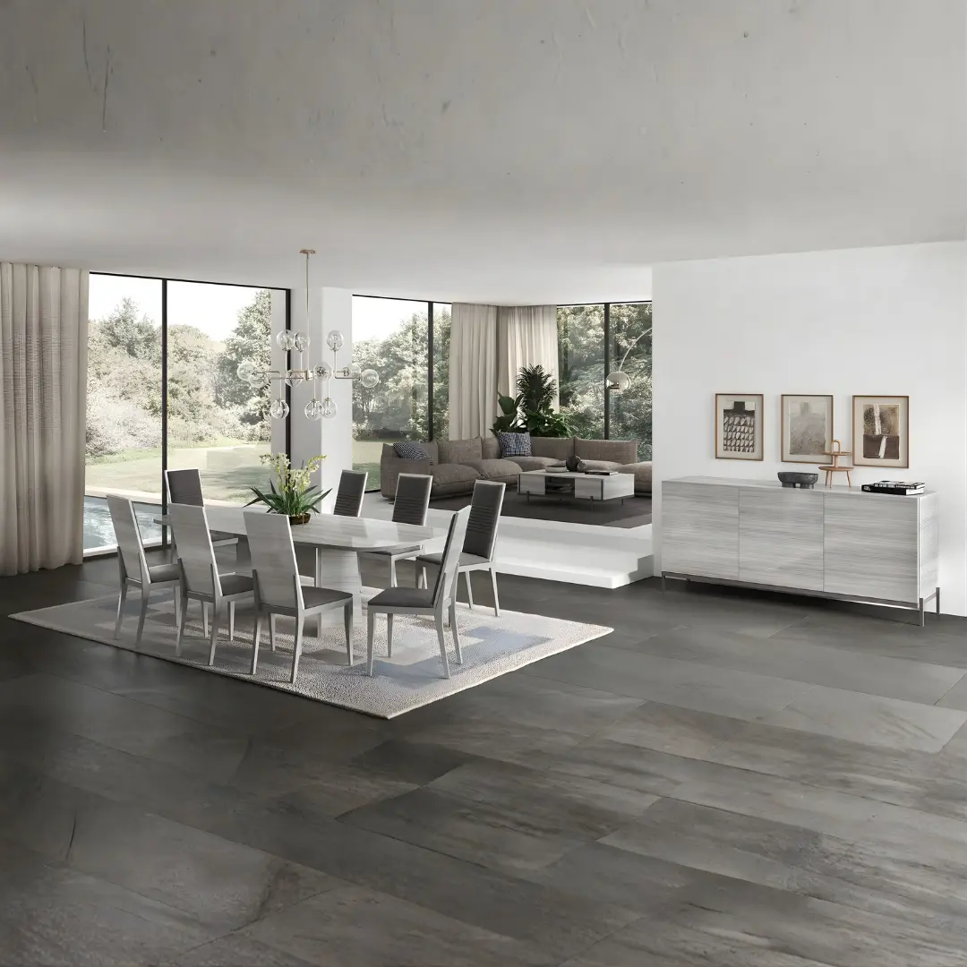 Gray Mia Dining Room Additional Items By Esf Furniture | Mobilia Cleopatra 3 Gray Mia Dining Room Additional Items