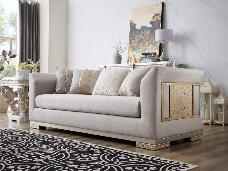 Sofa Hd-9027 By Homey Design | Mobilia Cleopatra 3 Sofa HD-9027 By Homey Design - Image 1