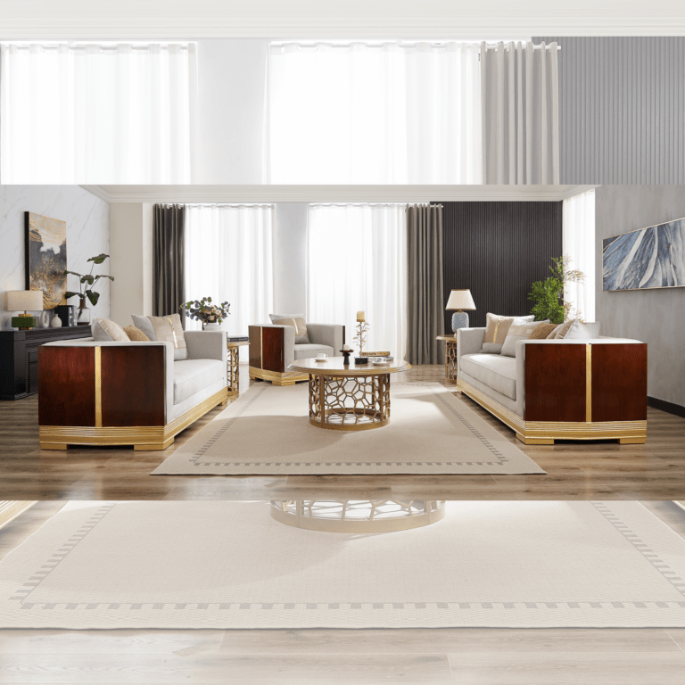 3Pc Sofa Set Hd-9028 By Homey Design | Mobilia Cleopatra 3 3Pc Sofa Set HD-9028 By Homey Design - Image 1
