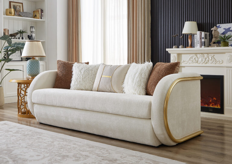 Sofa Hd-9039 By Homey Design | Mobilia Cleopatra 3 Sofa HD-9039 By Homey Design - Image 1