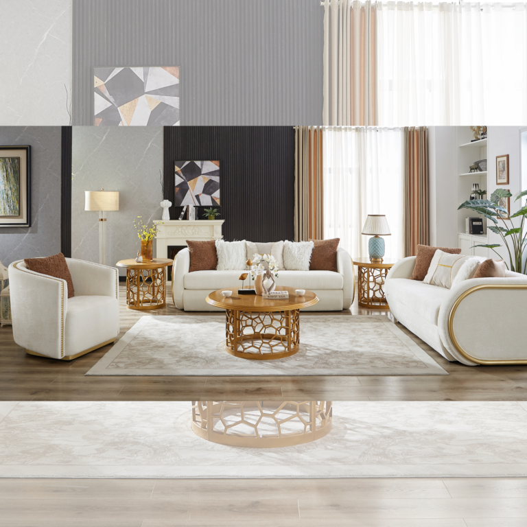 3Pc Sofa Set Hd-9039 By Homey Design | Mobilia Cleopatra 3 3Pc Sofa Set HD-9039 By Homey Design - Image 1