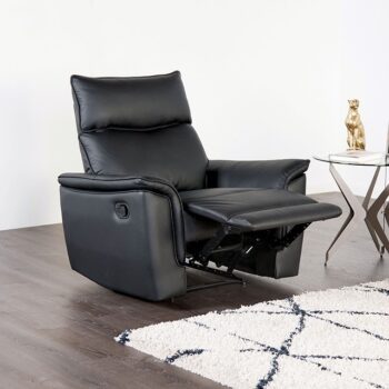 Bienne Recliner Chair FM69002BK-CH-M By Furniture Of America