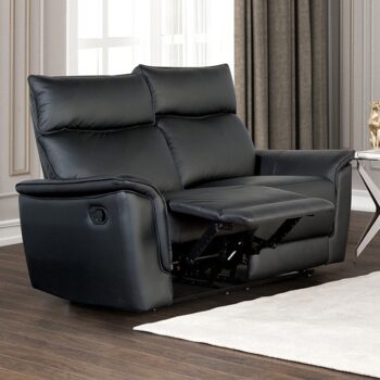 Bienne Loveseat Manual Recliner FM69002BK-LV-M By Furniture Of America