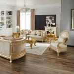 Solid Wood Frame Loveseat HD-9023 By Homey Design - Image 2