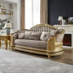 Victorian Sofa Set Living Room HD-9021 By Homey Design - Image 4