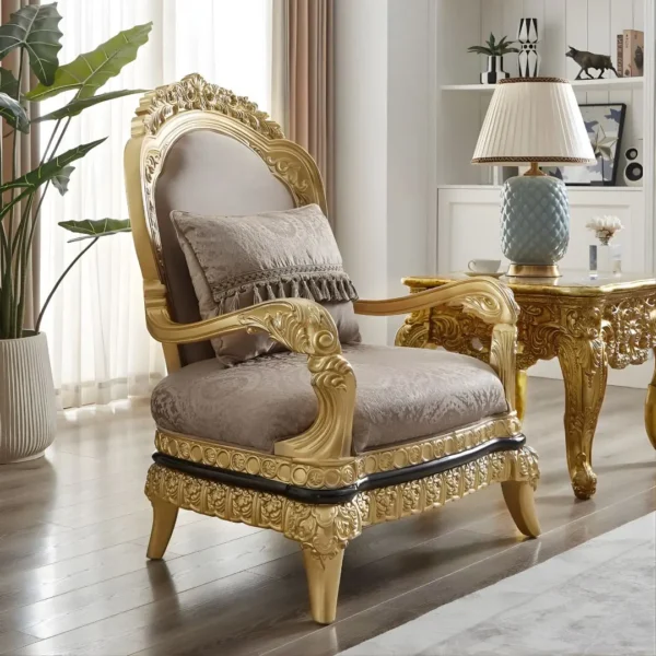 Victorian Sofa Set Living Room HD-9021 By Homey Design - Image 2