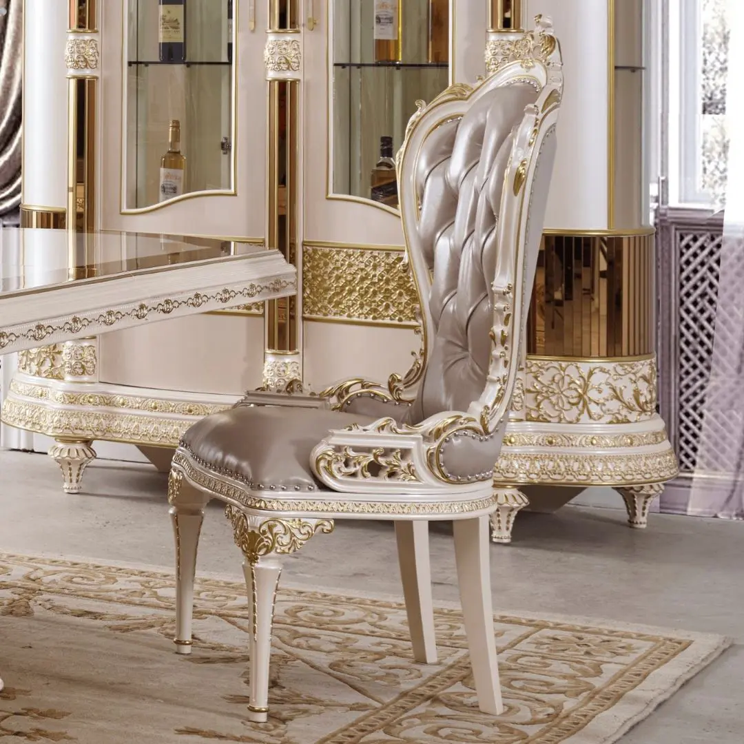 Hd-9022 Dining Arm Chair Set Of 2 By Homey Design | Mobilia Cleopatra 3 HD-9022 Dining Arm Chair Set of 2 By Homey Design - Image 1