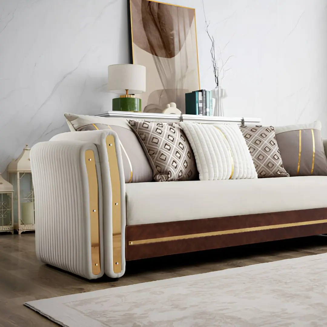 Sofa Hd-9035 By Homey Design | Mobilia Cleopatra 3 Sofa HD-9035 By Homey Design - Image 1