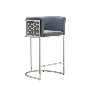 BAR1009 Grey Bar Chair By McFerran |