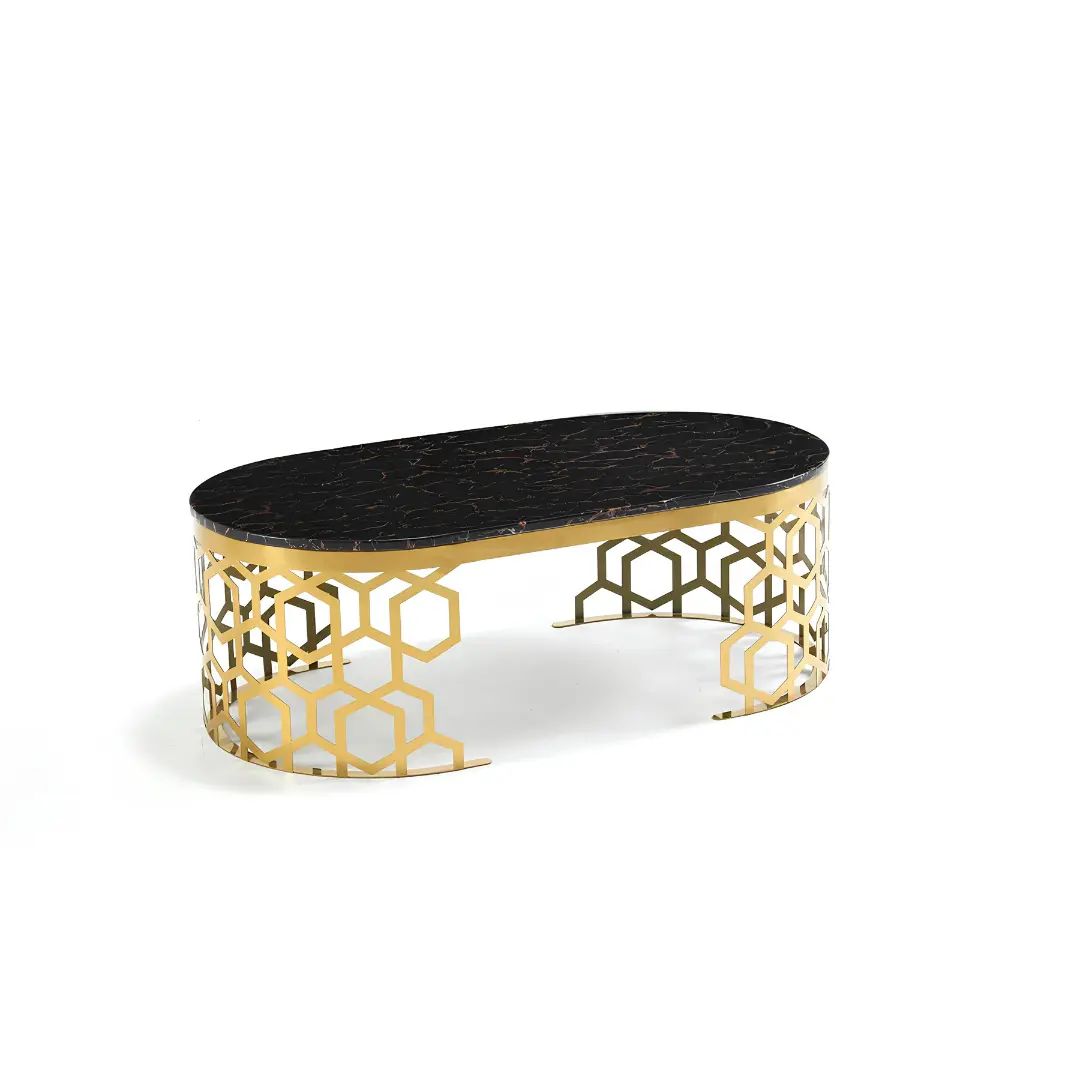 T1018 Coffee Table By Mcferran | Mobilia Cleopatra 3 T1018 Coffee Table By McFerran - Image 1