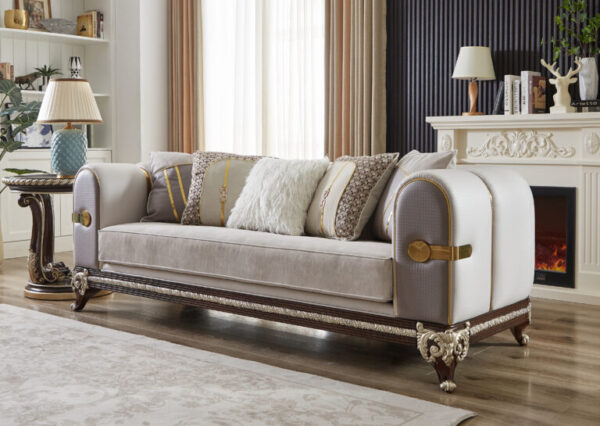 Sofa Hd-9030 By Homey Design | Mobilia Cleopatra 3 Sofa HD-9030 By Homey Design - Image 1